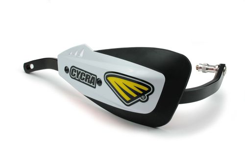 מגני ידיים סגורים עם כיסוי פלסטיק לבן - CYCRA PROBEND HANDGUARDS