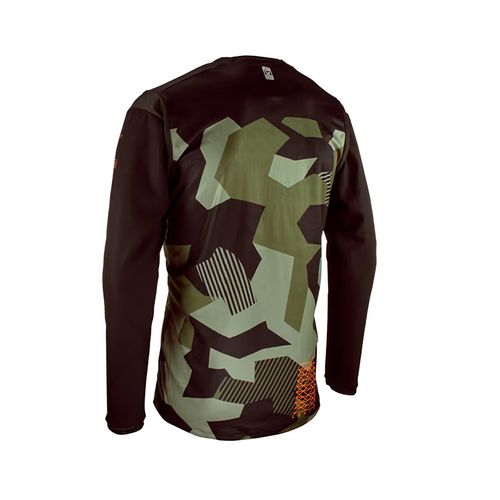 חולצת רכיבה לילדים ליט צבאי  -LEATT MTB 4.0 GRAVITY JR CAMO