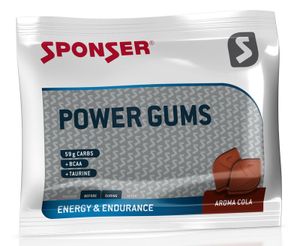 סוכריות אנרגיה ללעיסה בטעם קולה - SPONSER  SPONSER POWER GUMS COLA