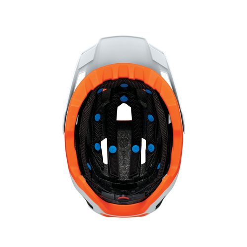 קסדת אול מאונטיין לאופניים 100% כתום / לבן  -  ALTEC FIDLOCK