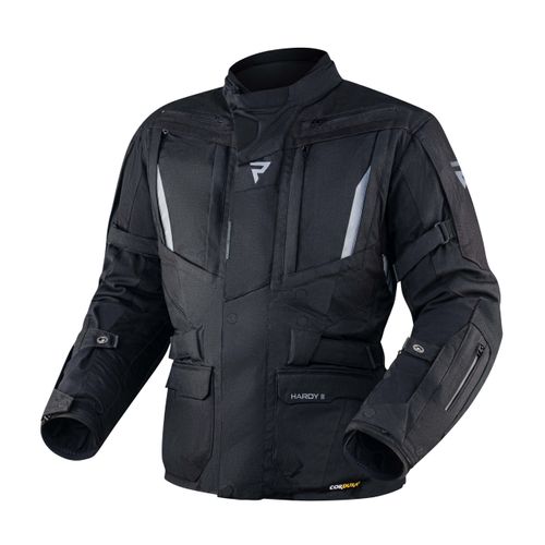 מעיל רב עונתי רבל הורן שחור - REBELHORN HARDY 2 TEXTILE JACKET