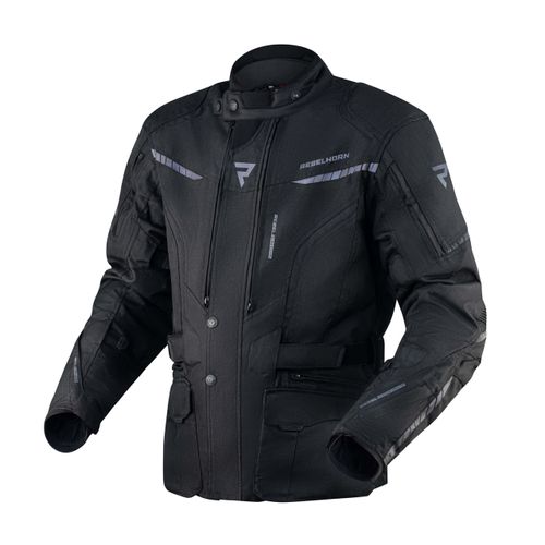 מעיל רב עונתי רבל הורן שחור - REBELHORN HIKER 3 TEXTILE JACKET