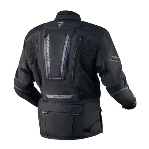 מעיל רב עונתי רבל הורן שחור - REBELHORN HIKER 3 TEXTILE JACKET