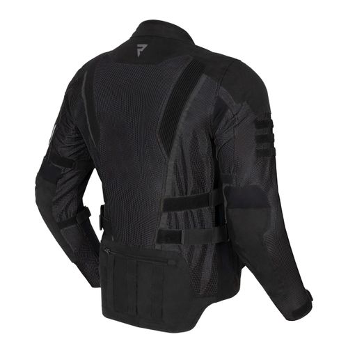 מעיל קיץ רבל הורן שחור  - REBELHORN SCANDAL 2 TEXTILE JACKET
