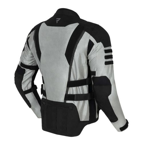 מעיל קיץ רבל הורן שחור / אפור - REBELHORN SCANDAL 2 TEXTILE JACKET