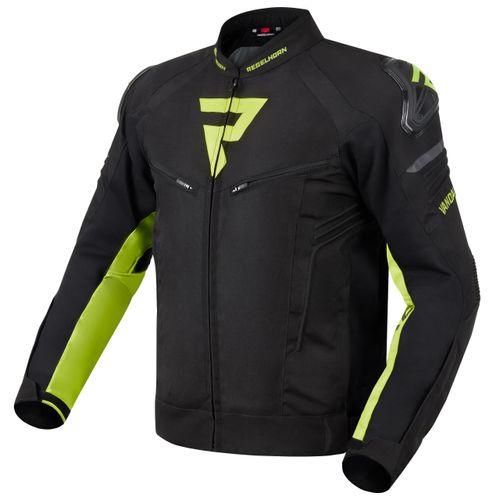 מעיל חורף רבל הורן שחור / צהוב - REBELHORN VANDAL TEXTILE JACKET