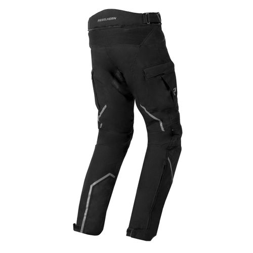 מכנס רכיבה ממוגן וחסין מים רבל הורן שחור - REBELHORN HARDY 2 TEXTILE PANTS