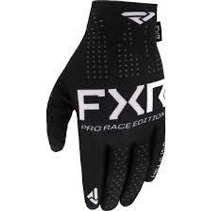 כפפות רכיבה אף אקס אר שחור /לבן - FXR PRO FIT AIR
