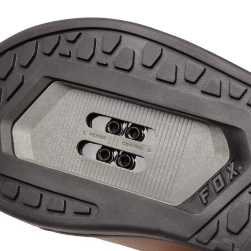 נעלי רכיבה פוקס לקליטים חום - FOX UNION CLIPLESS SHOE V23