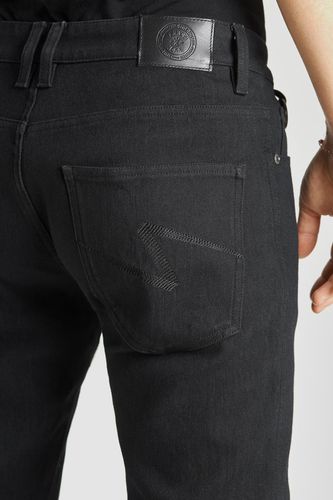 ג'ינס ממוגן לרכיבה פנדו שחור - PANDO STEEL SLIM FIT