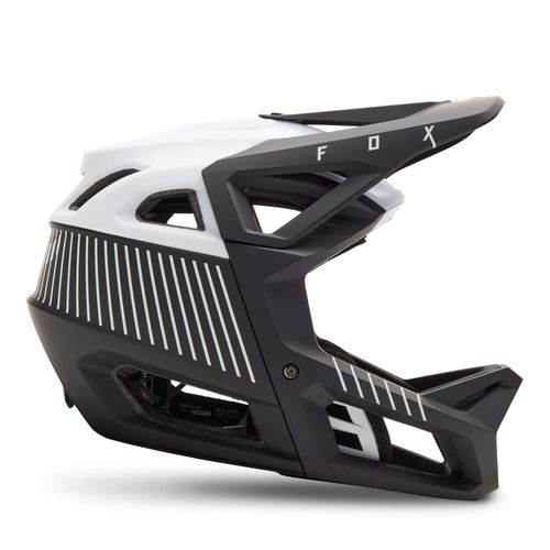 קסדת אנדורו מלאה פוקס שחור / לבן - FOX PROFRAME RS MIPS HELMET MASH V23 