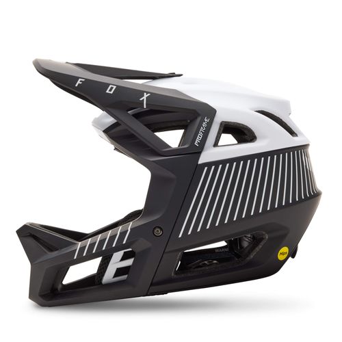 קסדת אנדורו מלאה פוקס שחור / לבן - FOX PROFRAME RS MIPS HELMET MASH V23 