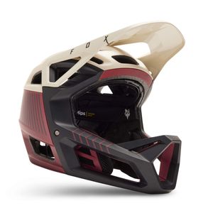 קסדת אנדורו מלאה פוקס בורדו / לבן / שחור - FOX PROFRAME RS MIPS HELMET MASH V23 