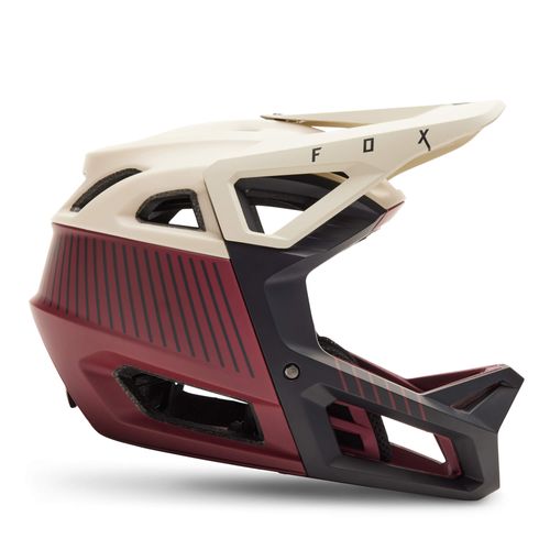 קסדת אנדורו מלאה פוקס בורדו / לבן / שחור - FOX PROFRAME RS MIPS HELMET MASH V23 