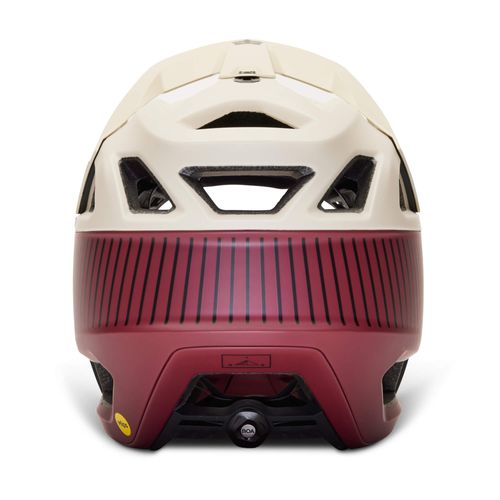 קסדת אנדורו מלאה פוקס בורדו / לבן / שחור - FOX PROFRAME RS MIPS HELMET MASH V23 