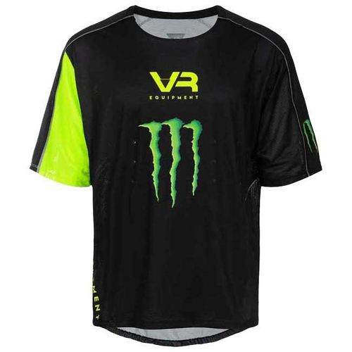 חולצת רכיבה קצרה מונסטר - VR46 PERFORMANCE T-SHIRT MTB MONSTER
