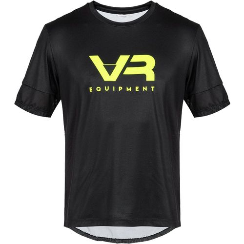 חולצת רכיבה קצרה שחור - VR46 TRAIL MTB 89