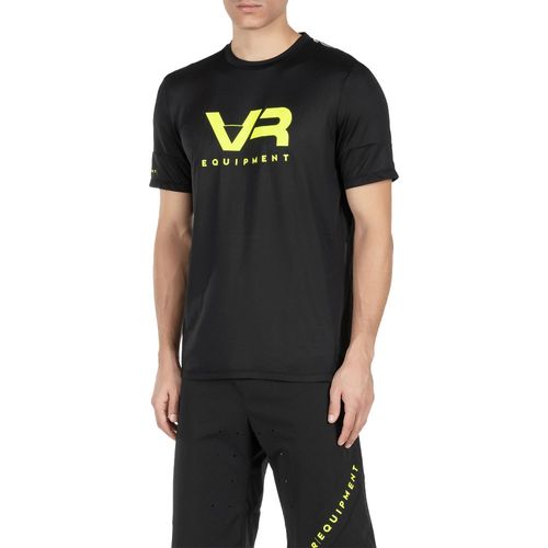 חולצת רכיבה קצרה שחור - VR46 TRAIL MTB 89
