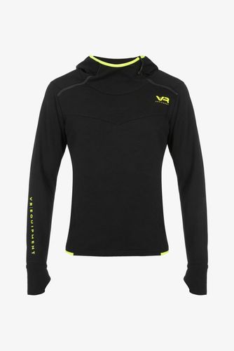 קפוצ'ון אימונים שחור / צהוב - VR46 SECOND LAYER FLEECE SWEATSHIRT