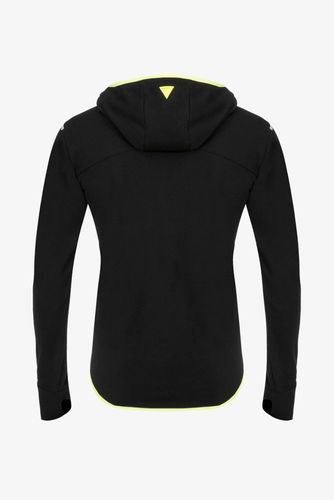 קפוצ'ון אימונים שחור / צהוב - VR46 SECOND LAYER FLEECE SWEATSHIRT