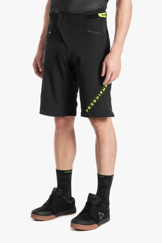 מכנס רכיבה קצר לאופניים שחור - VR46 SHORT PANTS TRAIL MTB