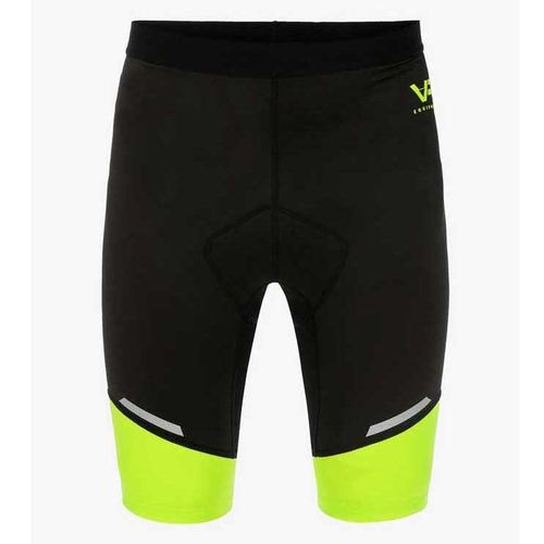טייץ רכיבה קצר לאופניים עם פד צהוב / שחור - VR46 MTB SHORT TIGHT