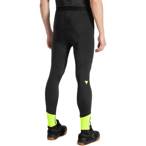 טייץ רכיבה ארוך לאופניים עם פד צהוב / שחור - VR46 MTB SHORT TIGHT