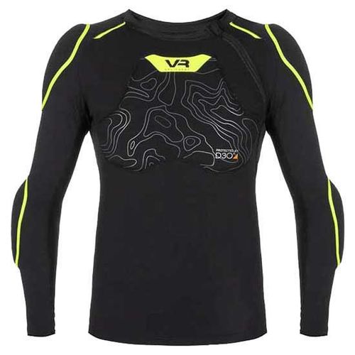 מגן גוף ארוך  שחור/ צהוב - VR EQUIPMENT MTB BODY GUARD D3O