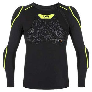מגן גוף ארוך  שחור/ צהוב - VR EQUIPMENT MTB BODY GUARD D3O