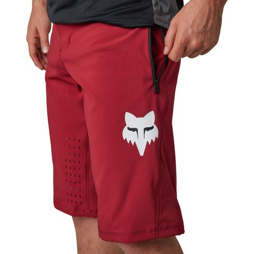 מכנס רכיבה קצר פוקס אדום - FOX RACING DEFEND SHORTS V23