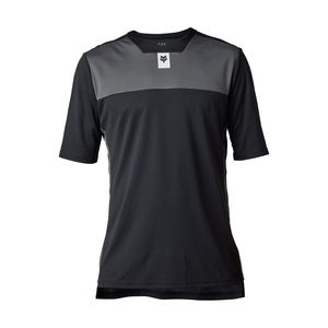 חולצת רכיבה קצרה פוקס שחור - FOX RACING DEFEND SS JERSEY V23 85