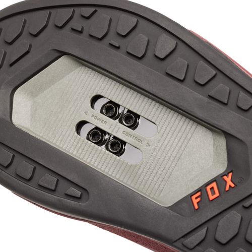 נעלי רכיבה פוקס לקליטים אדום - FOX UNION CLIPLESS SHOE V23 