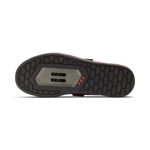 נעלי רכיבה פוקס לקליטים אדום - FOX UNION CLIPLESS SHOE V23 