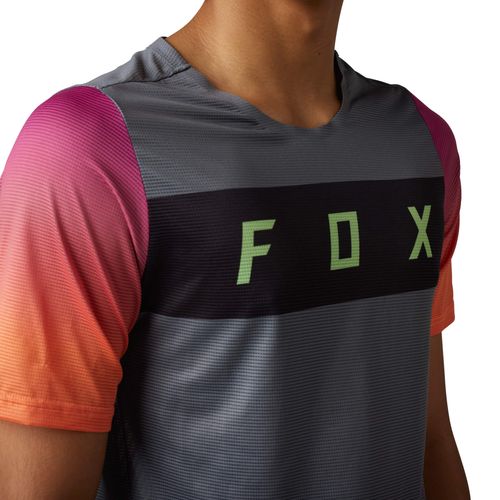 חולצת לאופניים פלקסאייר  אפור / צבעוני - FLEXAIR SS JERSEY ARCDADIA