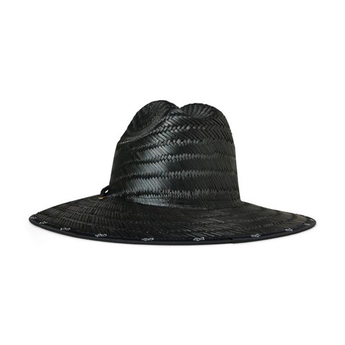 כובע קש שחור -  NON STOP 2.0 STRAW HAT V23