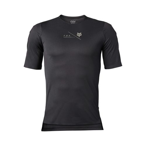 חולצת רכיבה קצרה פוקס שחור - FOX RACING FLEXAIR PRO SHORT SLEEVE JERSEY V23