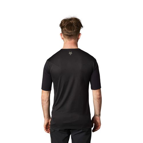 חולצת רכיבה קצרה פוקס שחור - FOX RACING FLEXAIR PRO SHORT SLEEVE JERSEY V23