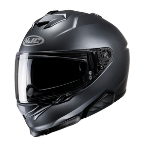 קסדת ספורט טורינג אפור מט - HJC I71 GRAY MATT