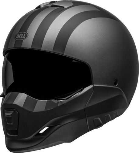 קסדת מודולארית בל ברוזר אפור / שחור - BELL BROOZER FREE RIDER 