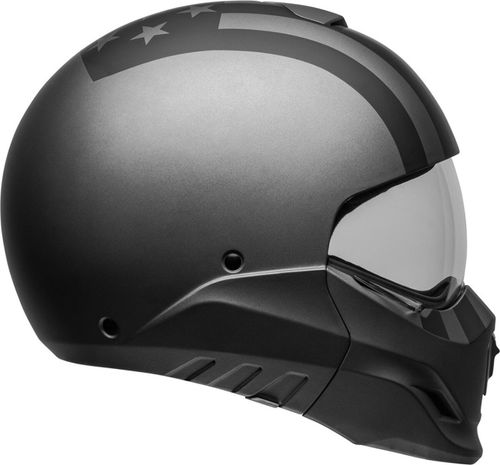 קסדת מודולארית בל ברוזר אפור / שחור - BELL BROOZER FREE RIDER 