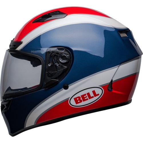 קסדת בל קואליפייר כחול / אדום / לבן - BELL QUALIFIER DLX MIPS CLASSIC