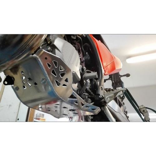 מגן גחון אלומיניום P-TECH לאופנועי KTM / HUSQVARNA 2T 17-23