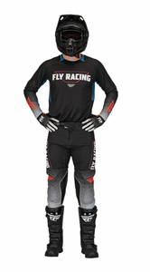 חליפת פליי שחור / אפור / כחול - FLY RACING EVOLUTION DST V23