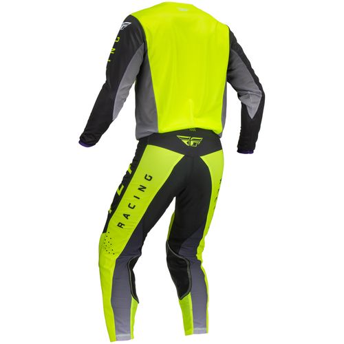 חליפת פליי קינטיק שחור / צהוב  - FLY KINETIC JET V23