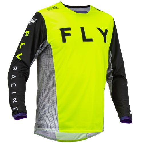 חליפת פליי קינטיק שחור / צהוב  - FLY KINETIC JET V23
