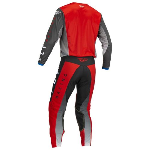 חליפת פליי קינטיק אדום / אפור  - FLY KINETIC JET V23