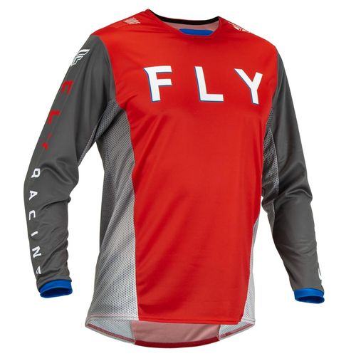 חליפת פליי קינטיק אדום / אפור  - FLY KINETIC JET V23