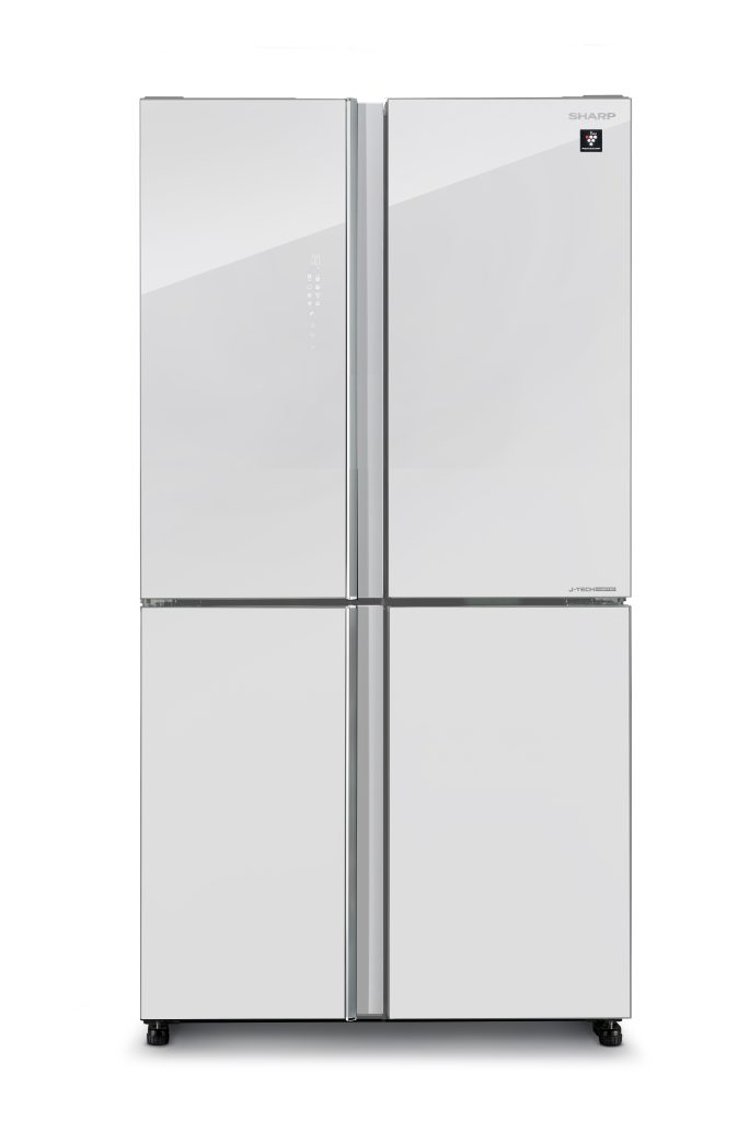 מקרר 4 דלתות מקפיא תחתון - 578 ליטר Sharp שארפ SJ-8960WH