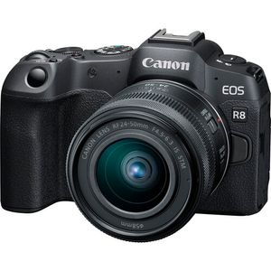 קיט מצלמה ללא מראה Canon EOS R8 + RF 24-50mm - יבואן רשמי