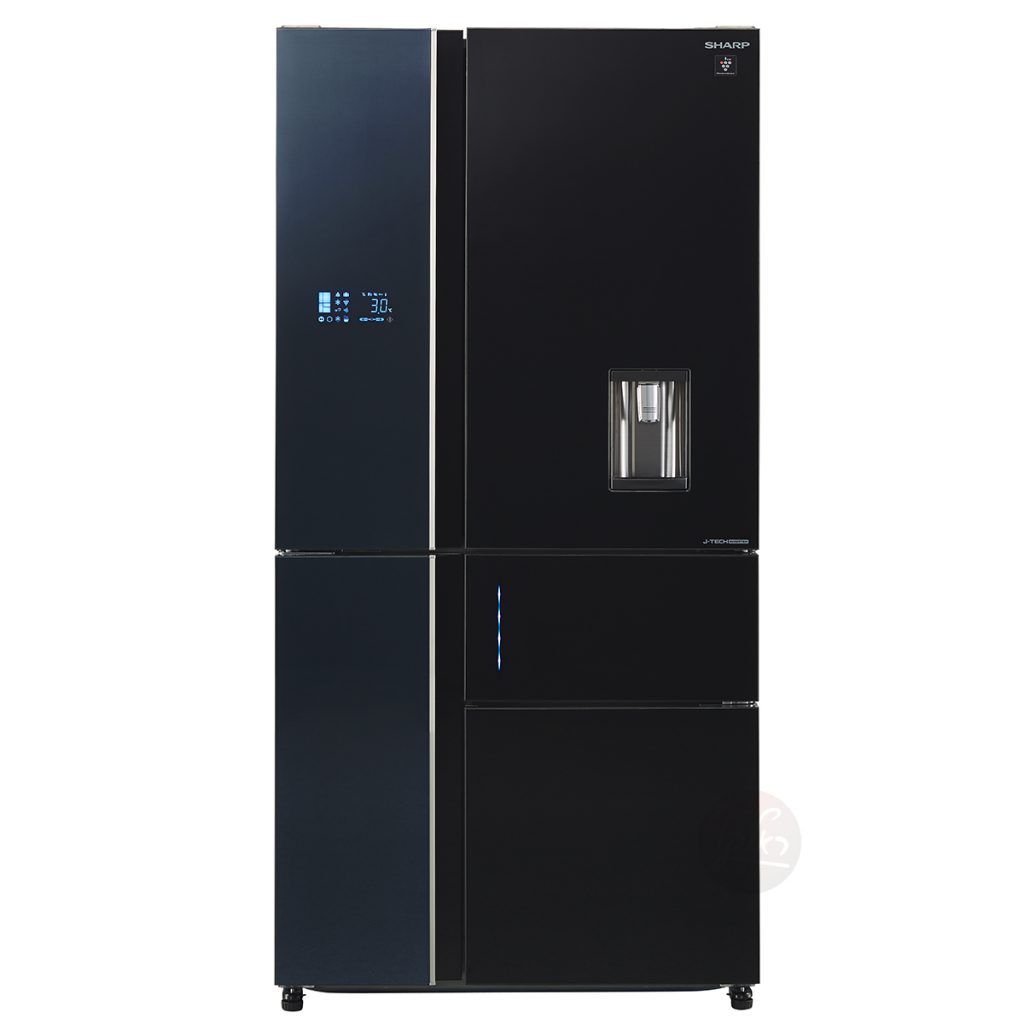 מקרר 5 דלתות בצבע שחור SHARP דגם SJ-R9831BL